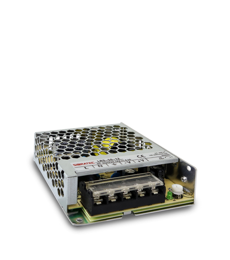 Fonte Chaveada Entrada 110/220Vca - Saída: 12Vcc de 50W 4,2A (Padrão Americano) - LRS-50-12V