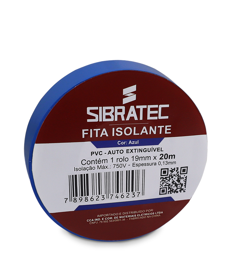 Fita isolante Azul 19mm x 20 metros (8714)