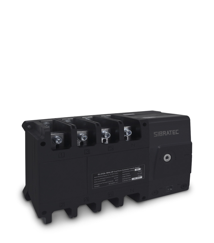 Chave de Transferência Automática 4 Polos GLOQ4-800 800A - Transferência sem Carga