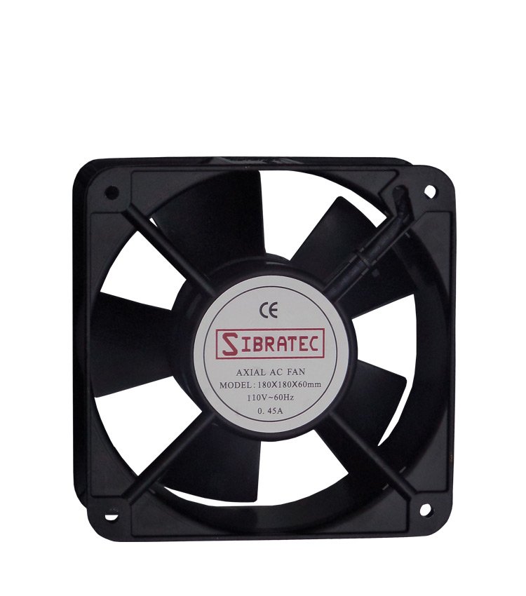 Ventilador 18x18x6cm com Corpo Metálico e Eixo com Rolamento. Alimentação: 127V **Promoção**