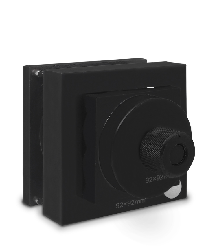 Matriz Quadrada 92x92mm para Perfurador Hidráulico  Modelo SYK-15 - Furação para instrumentos 96x96mm