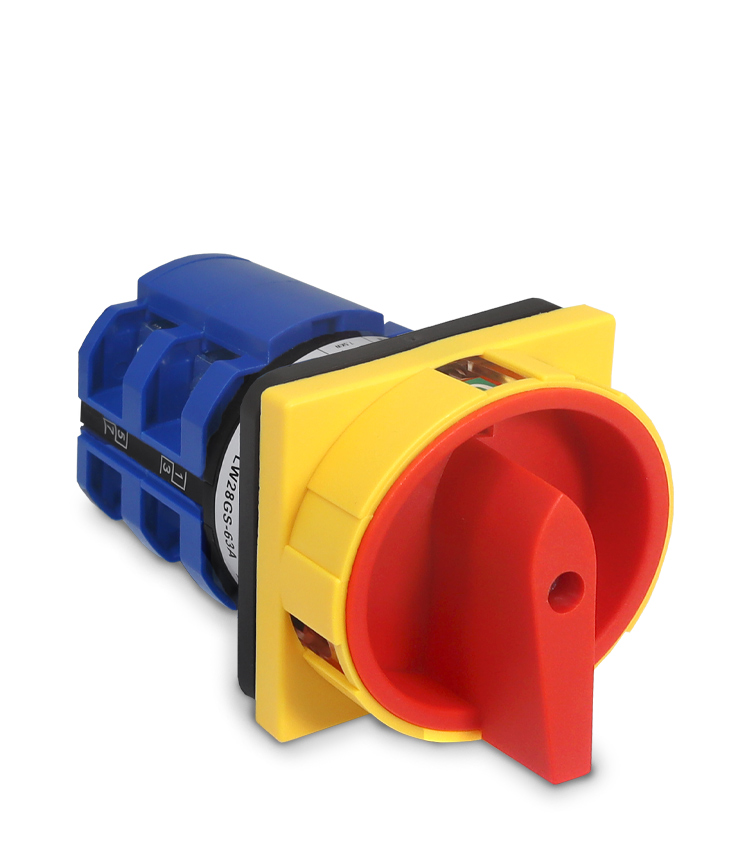 Chave Rotativa LW28GS-63A   Liga/Desliga Tetrapolar  63A  - Para Porta de Painel Com Disposição para Cadeado