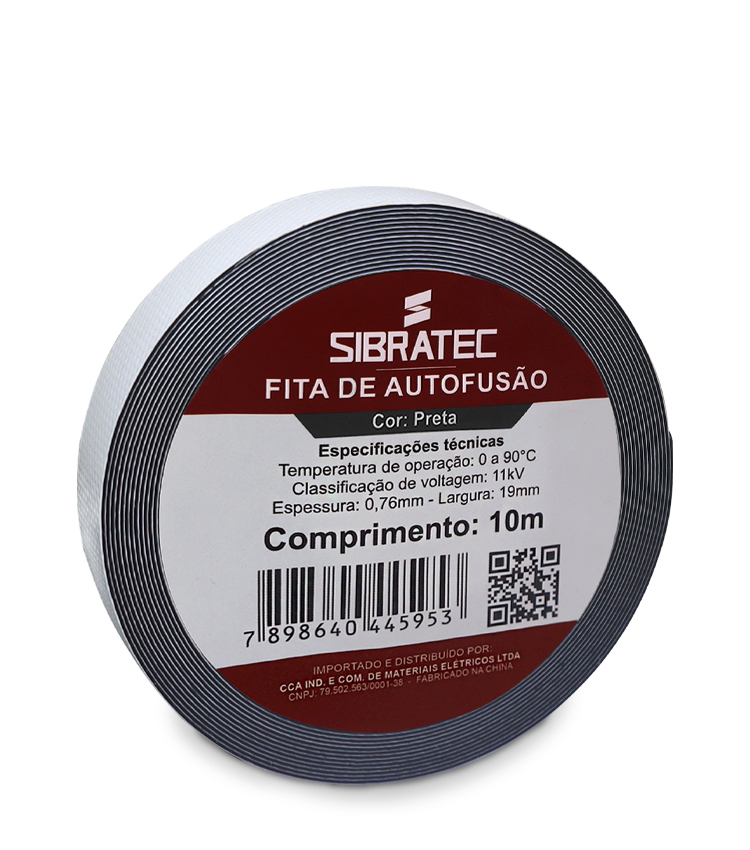 Fita isolante Preta de Autofusão de 19mm X 10 metros *Campanha Promocional* (10104 - 14546)