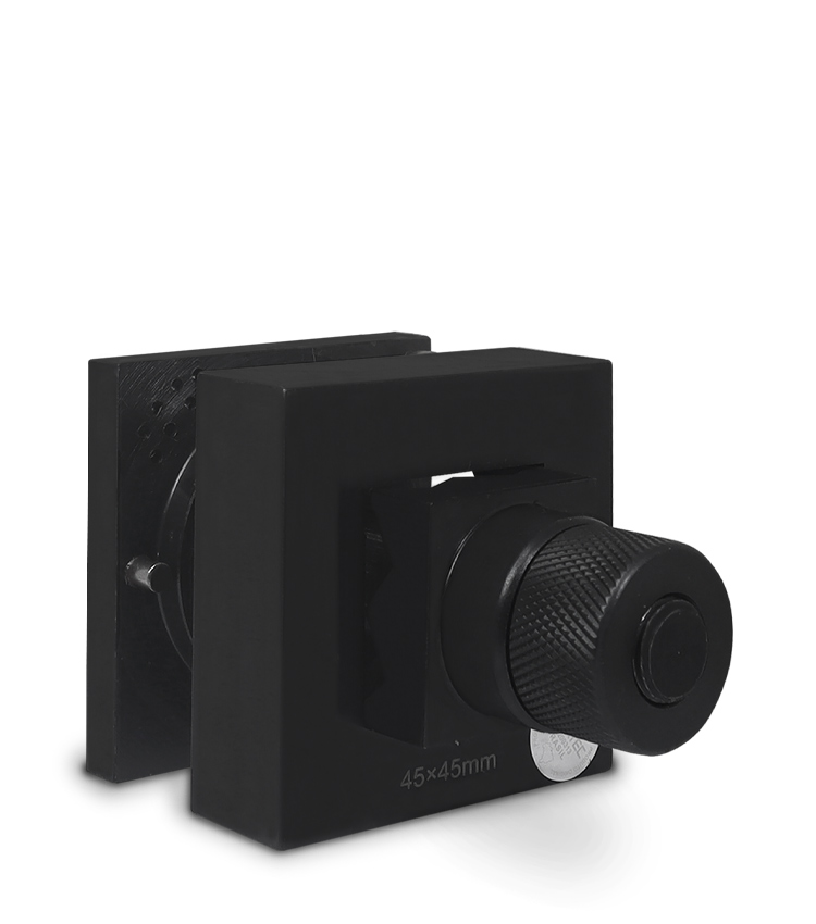 Matriz Quadrada 45x45mm para Perfurador Hidráulico  Modelo SYK-15 - Furação para instrumentos 48x48mm