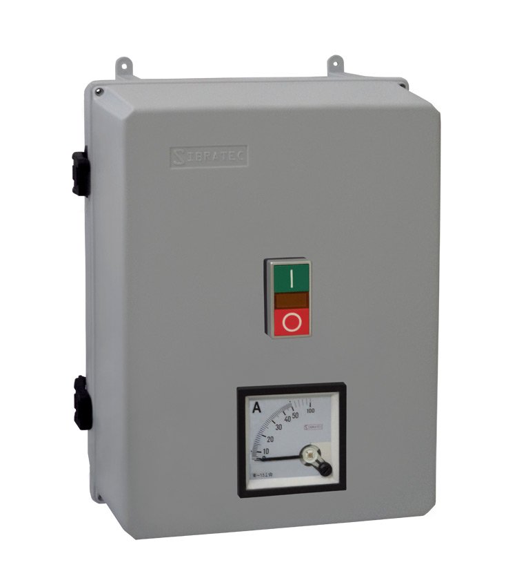 Chave de Partida Estrela Triângulo PETS-A20 7,5CV Trifásico 220V com Amperímetro