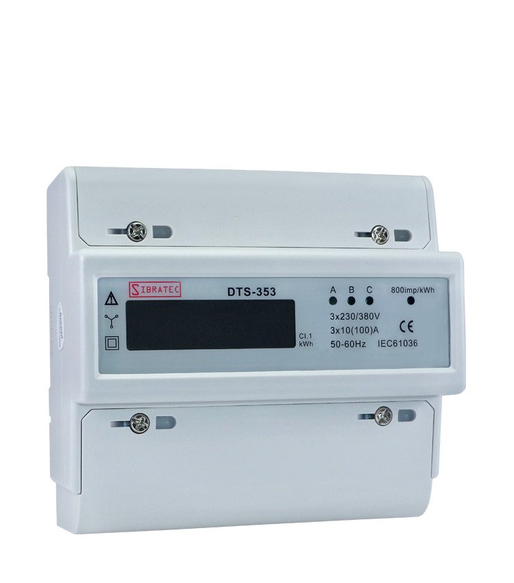 Medidor de Energia (kWh) DTS353 Trifásico 220/380V - Medição Direta até 100A